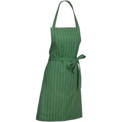 Kela Grembiule da cucina Cora a righe 80 x 67 cm, Verde