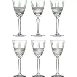 RCR Set of 6 Brillante wine glasses Ø8.6 H20.5 cm, 29cl