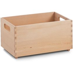 Zeller Present Cassetta multiuso faggio laccato 30x20x15cm