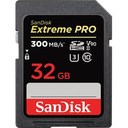 SanDisk Extreme PRO UHS-II 32 GB SDHC card