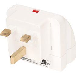 Max Hauri Travel adapter United Kingdom / Type 13, 3-pin, White