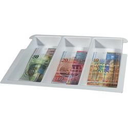 Rieffel switzerland Cash cassettes use 7-note compartment 28.6×23×4.6cm 3-piece