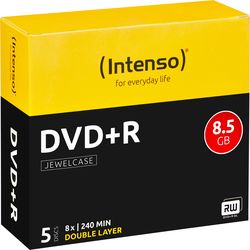 Intenso DVD+R Jewel 8.5GB 4311245 8x 5 Pz