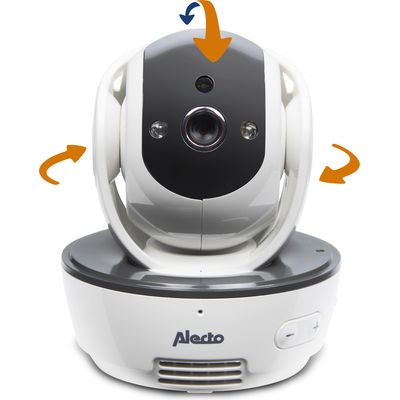 Alecto Baby Monitor DVM-200 White-Grey, 4.3 inch display Bild 3