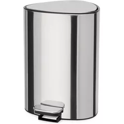 Joseph Joseph EasyStore 5l bathroom bucket with pedal stainless steel
