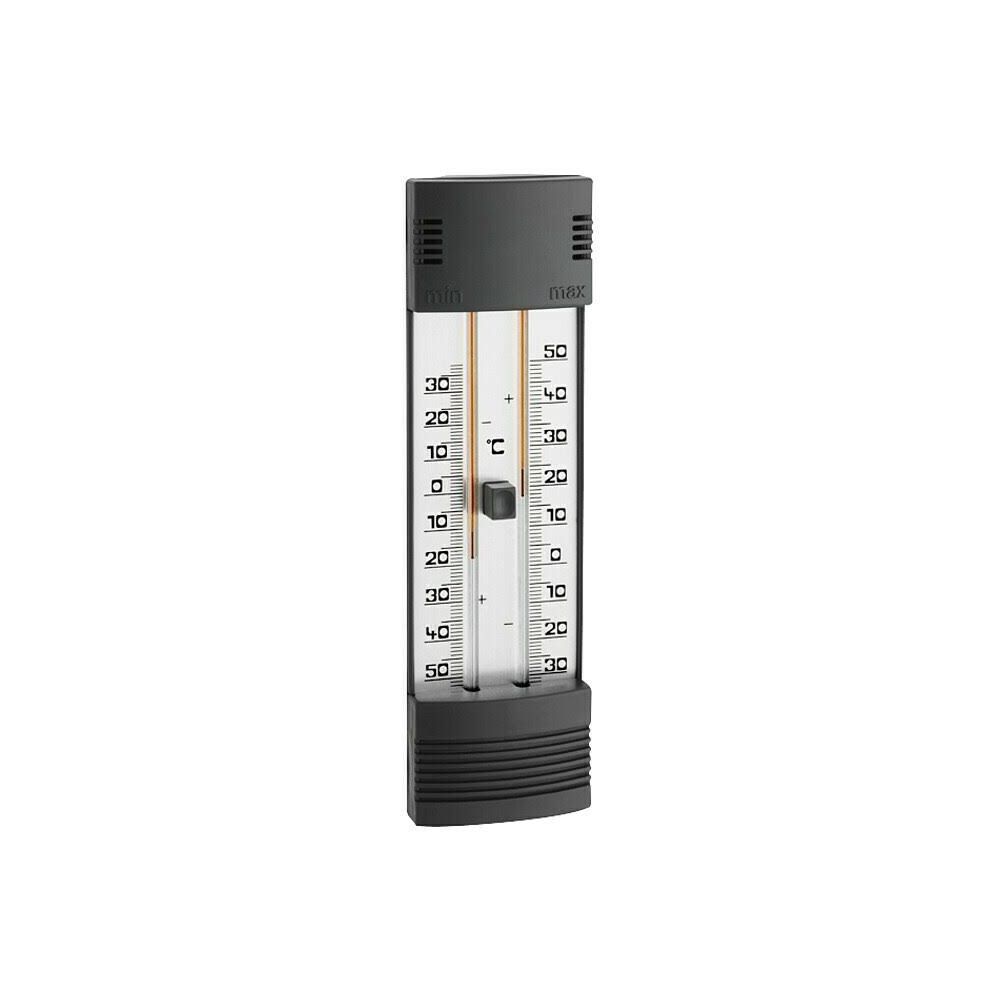 TFA Thermometer Maxima-Minima schwarz 60x28x200mm 10.3016 Bild 1