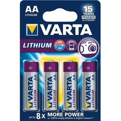 Varta Batteries Ultra Lithium 4xAA LR06, Mignon