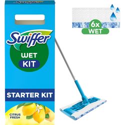 Swiffer 7-Piece Mop Starter Set, Blue