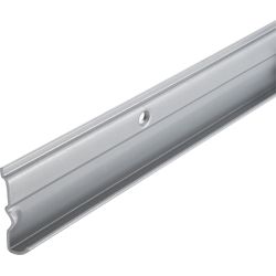 ELEMENT-SYSTEM Wall rail white aluminum 2032mm Load max. 300 kg Basic element for hanging rail
