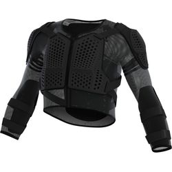 ixs Protezione esagonale per la parte superiore del corpo nera LXL