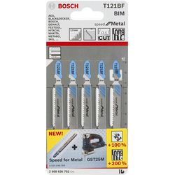 Bosch 5 lame per seghetto alternativo T121BF