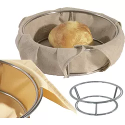 Contacto Cestino per il pane in filo metallico, 21 cm per il fissaggio dei panni