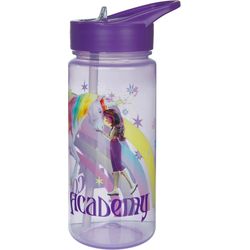 Scooli Unicorn Academy Water Bottle 500 ml, Purple/Transparent