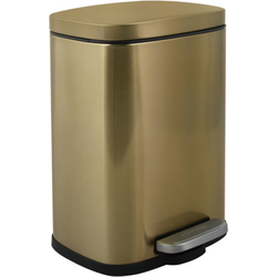 Spirella Akira Matt oro 5l secchio da calpestare