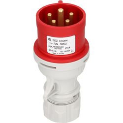 Max Hauri Plug CEE 5p 32A 400V red 00171