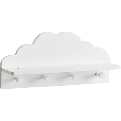 Zeller Present Children&#39;s wardrobe cloud MDF white 48x12x22cm