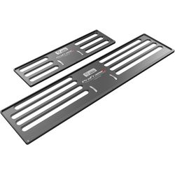 GREY SHEEP. License plate holder set ProFrame 2, car-long, Dark Knight Black