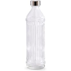 Zeller Present Glasflasche mit Inoxdeckel 970ml H30cm ø8.5cm