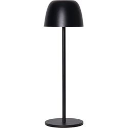 Star Trading Lampada da tavolo a batteria Ronda IP54, Bianco caldo, Nero