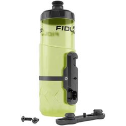 FIDLOCK Bidon Twist 0,6 l, giallo/trasparente con supporto