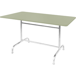 Schaffner Metal table Rigi 120x70 - Hot Dip Galvanized - Pastel Green