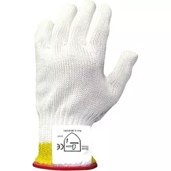 Contacto Cut protection glove extra heavy, size S, single (white)