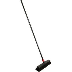 Edi Baur Heavy duty broom with telescopic handle, black