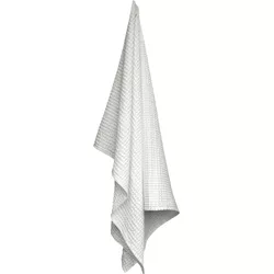 The Organic Company Asciugamano Big Waffle 100x150cm bianco naturale in cotone biologico