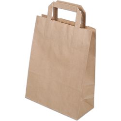 Elco Carrying bag 220x100x290mm 83102.25 with handle, brown 50 pieces