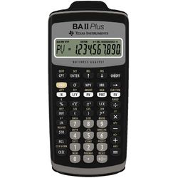 Texas Instruments School calculator TI-BAII+ plus d/f/i