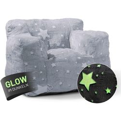 Lumaland Glow in the Dark Armchair Gray