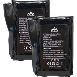 Heat Experience Batteria per guanti riscaldati HEEX 2200mAh 7,4V 2pk