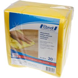 Ebnat All-purpose cloth yellow 20pcs 38x40cm
