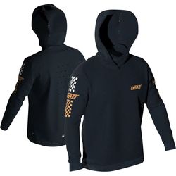 Leatt Felpa con cappuccio MTB Gravity 3.0 nero 2XL