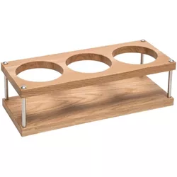 ZePe SMILE bottle holder 44x17.5x12cm oak