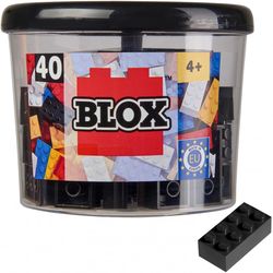 BLOX Building blocks 40 black 8-bricks