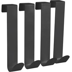 Set da 4 ganci nero opaco Kessy