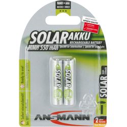 Ansmann Battery 2x AAA 550 mAh for solar applications
