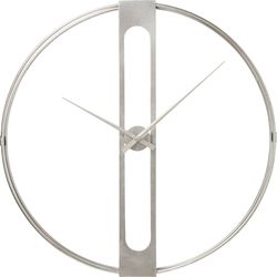 Kare Wall clock clip silver