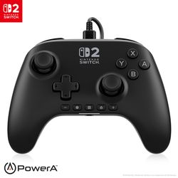 Power A Controller Wired NSGP0523-01 NSW2, Nero
