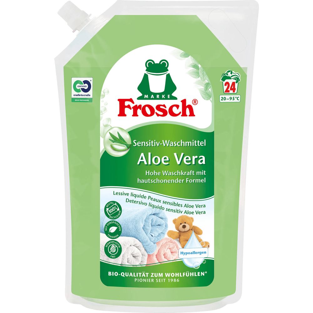 Frosch Detergent Sensitive Aloe Vera 1.8 l Bild 1