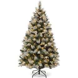 STT Frosted Christmas Tree, 360 LEDs, 180 cm, Green