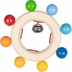 Goki Grasping toy rainbow beads