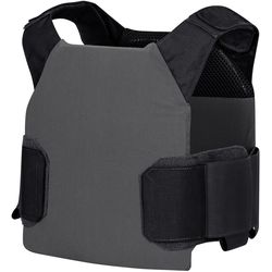 Direct Action Corsair® Portapiatti a basso profilo nero - L