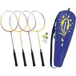 Schildkröt Set di badminton 4 racchette 2 palline in borsa