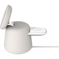 Belkin Boost Charge Pro 2-in-1 Wireless Charging Dock with MagSafe - sand