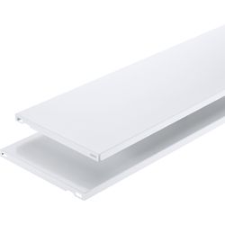 ELEMENT-SYSTEM Steel shelf white 4811 25cm 2 pcs.