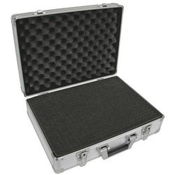 Perel Toolbox 1819-42A Silver, with foam insert