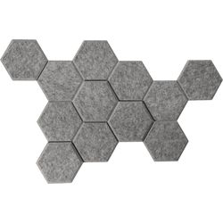 Apollo Nido acustico 17x15cm VAWB15/5 grigio 12 pezzi