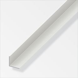 Alfer Angle profile PVC 2 m White a=30 mm, b=30 mm, c=1.1 mm